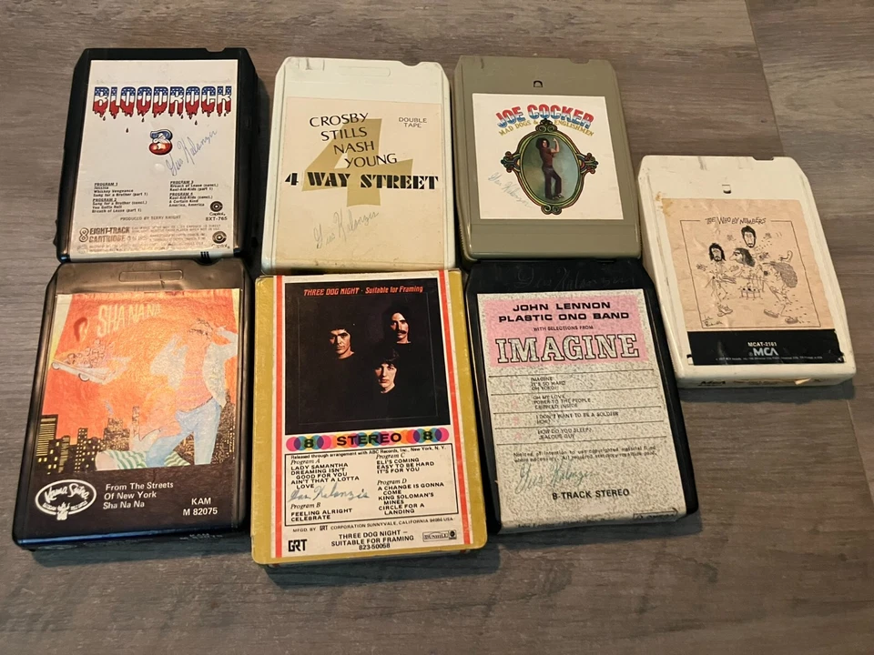 Lot Of 7 8 Tracks The Who Joe Crocker John Lennon Three Dog Night + - Image 1 of 4