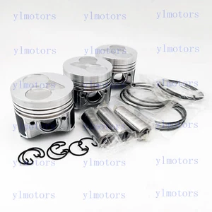 3 Satz D1105 Kolben + Ring Satz Satz Übermaß 78mm (+0,50mm) für Kubota D1105 - Bild 1 von 1