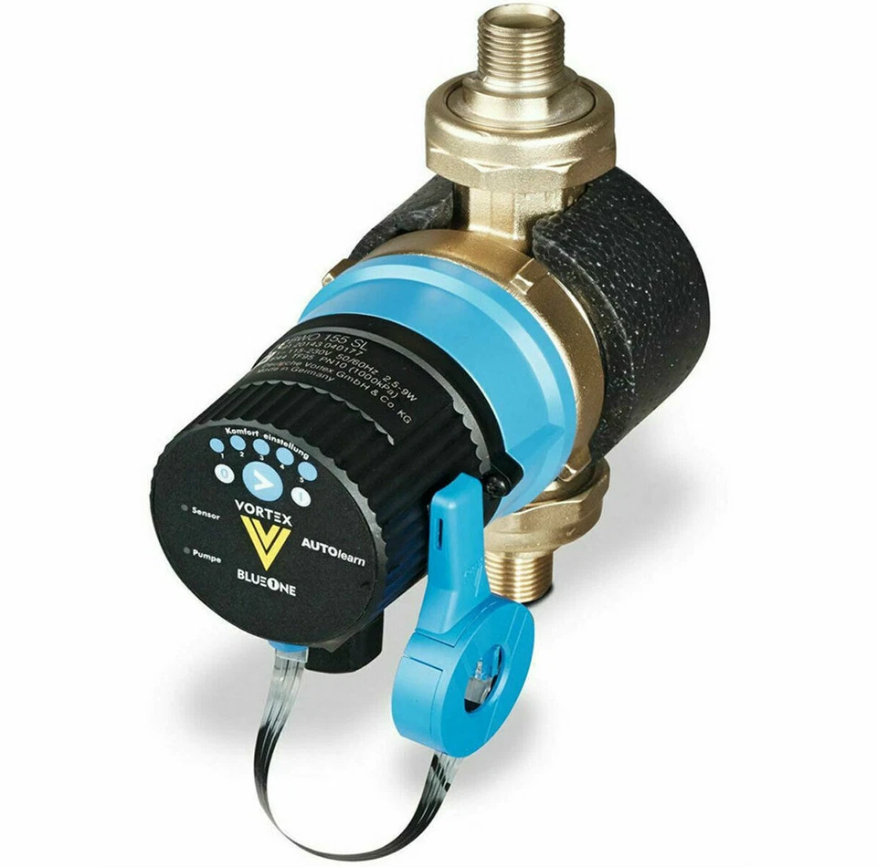Vortex Zirkulationspumpe BlueOne BWO 155 V SL mit Selbstlernmodul Trinkwasser - Bild 1 von 1