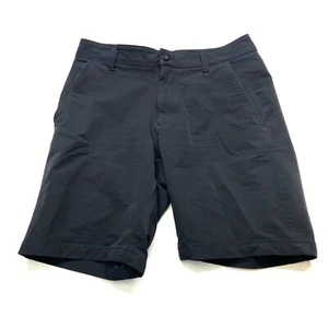 Under Armour Chino Shorts Mens 32 Black Classic Slash Pockets Flat Front Zip Fly - Picture 1 of 15