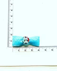 Handgefertigte Haarschleifen - Urlaub - Ostern - Star Wars - Haarschleifen #1 Storm Trooper - Bild 1 von 1