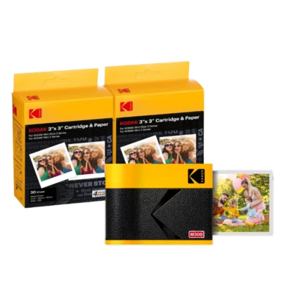 Kodak Mini 3 Era Stampante Fotografica Wireless Bluetooth Con 68 Fogli Giallo - Immagine 1 di 4