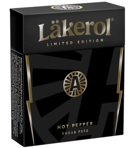 Cloetta Läkerol Hot Pepper Sugar Free Licorice Pastilles 25g * 24 pack 21oz - Picture 1 of 1