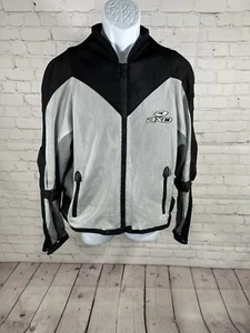 AXO Sport Freeon Mesh Black Gray Full Zip Motorcycle Jacket Men’s L - Picture 1 of 18