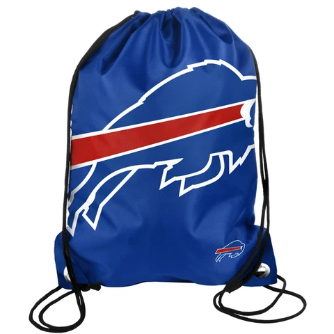 Buffalo Bills Back Pack/Sack Drawstring Bag/Tote NEW Backpack BIG LOGO Cover