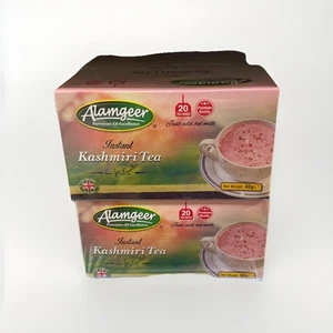 Alamgeer Tea Bags Kashmiri Tea Pink Indian Tea | Just Add Hot Milk | 20 Bags X2 - Picture 1 of 1