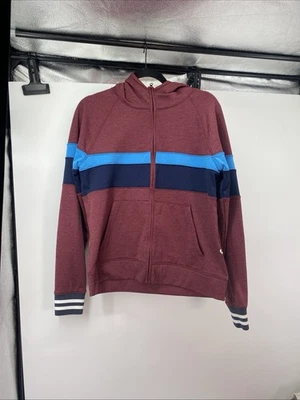 Cotopaxi Bandera Hoodie Mens Med Burgundy Full Zip Sweatshirt Grid Fleece Lined - Image 1 of 4