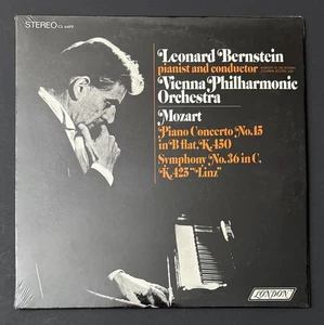LEONARD BERNSTEIN VIENNA PHILHARMONIC Mozart Vinyl Record Album Sealed Concerto - Imagen 1 de 2