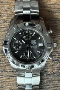 TAG HEUER Exclusive CN2111 Chronograph Date black Dial Automatic Men's Used - Picture 1 of 19