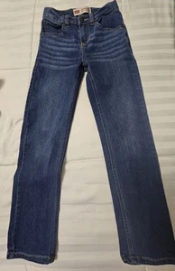 Levi's Boys Blue 514 Jeans With Adjustable Waist Size 10 Reg. - Picture 1 of 5