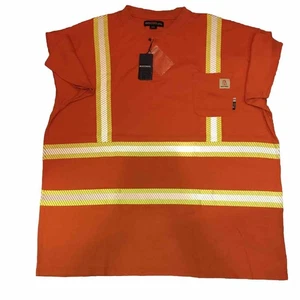 Bocomal FR Mens T Shirt 5XL Henley Short Sleeve Orange/ Yellow. Cat II - Picture 1 of 3