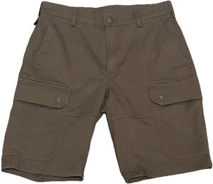 Duluth Trading 40 Grit pantaloncino cargo uomo taglia 32 cotone marrone - Foto 1 di 3