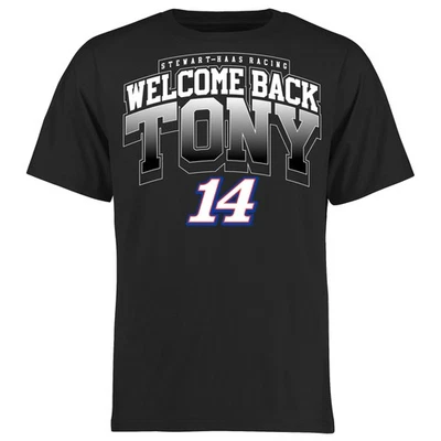 Men's Black Tony Stewart Welcome Back T-Shirt - Image 1 of 2