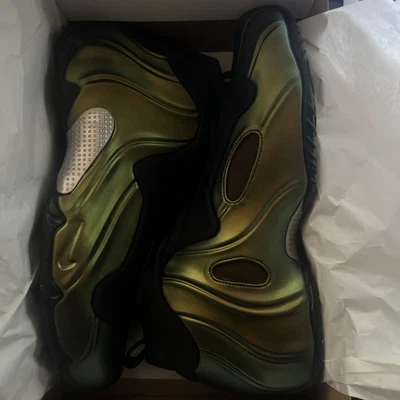 Nike Air Flightposite QS Mettalic Gold Men's Sz 13 DS No Returns Final Sale - Image 1 of 2