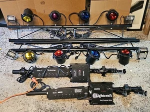 VTG NESS & AMERICAN DJ STAGE EFFECTS LIGHTING W/ CONTROLLER UNITS 860RM & CC2016 - Picture 1 of 11