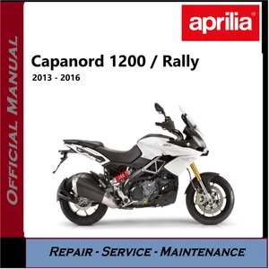 Aprilia Caponord 1200 - Rally 2013 - 2016  Workshop Repair Service Manual on USB - Picture 1 of 1