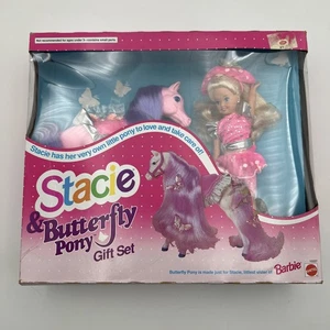 Vintage 1993 Barbie's little sister Stacie and Butterfly Pony Gift Set - Bild 1 von 7