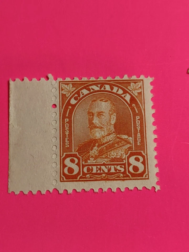 Canadá, Rey Jorge V (Arco) 8 Cts MOG Talla Grande 🍊 (0607-14) Foto 1 de 3