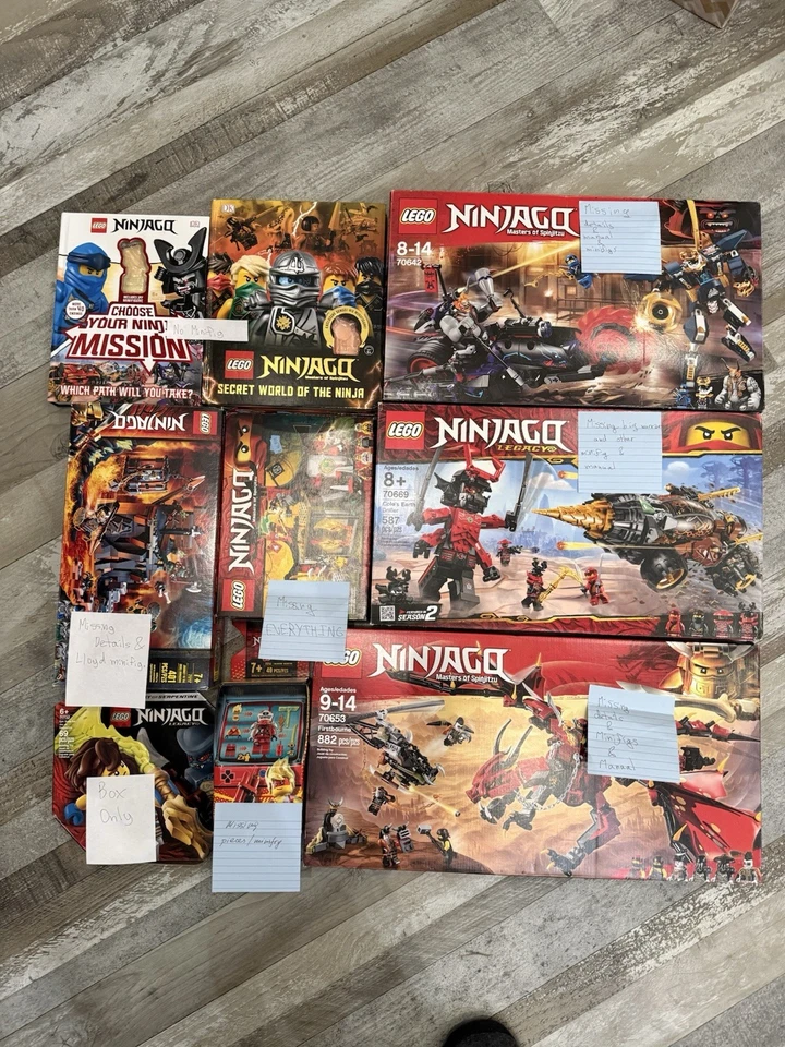 Lote mixto de juegos Lego Ninjago Lego Foto 1 de 3
