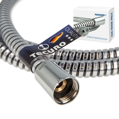 tecuro Tubo Doccia ROYAL, 1/2 Pollice Dado Conico Girevole x 1/2 Pollice Dado Zigrinato, m - Immagine 1 di 4