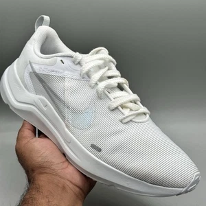 Nike Womens Size 9.5 Downshifter 12 DD9294-100 White Running Shoes Sneakers - Picture 1 of 12