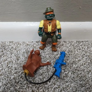 Vintage Tmnt Tortues Ninja Mike Safari Adventure 1995 Turtles Playmates Toys  - Picture 1 of 14