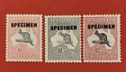Australian Kangaroo Stamps 1932 Cofa Wmk ?Specimen? Type D 10/ 1&2 Pound ?Muh?