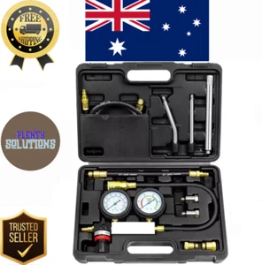 Cylinder Leak Down Tester Automotive Kit Gasoline Engine Compression Dual Gauge - Picture 1 of 9