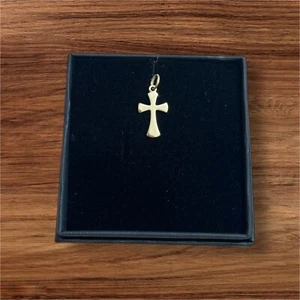 ciondolo pendente donna uomo oro giallo 18 kt 750 forma di croce - Foto 1 di 2