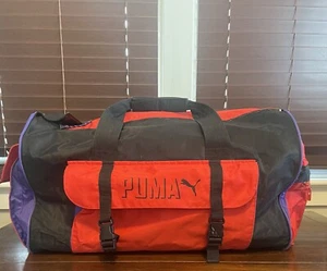 Retro Vintage Puma Duffel Bag Large Gym Travel Bag  - Picture 1 of 10