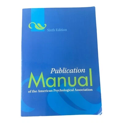 ⚕Publication Manual of the American Psychological Association - Sixth Edition📘 - Image 1 of 3