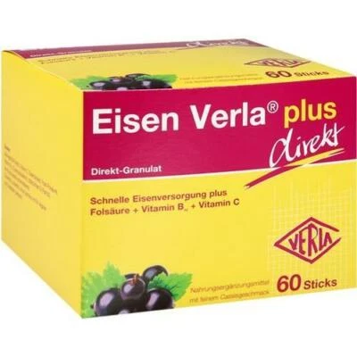 VERLA-PHARM ARZNEIMITTEL GMBH & CO. KG EISEN VERLA plus direkt Sticks 60 St PZN 14445438
