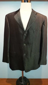 Alfani Men's Brown Bird's Eye Pattern Jacket/Blazer/Coat Size 46 R - Picture 1 of 6