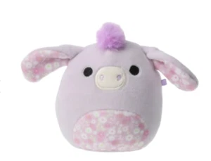 Neu Ostern Squishmallows 4,5 Zoll Delzi der Esel Kellytoys weicher niedlicher Plüsch - Bild 1 von 4