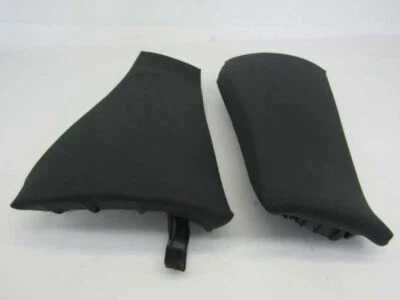 BMW X3 2004-2008 asiento trasero esquina lateral cojín acolchado cuero negro OEM Foto 1 de 4