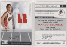 2007-08 Topps Luxury Box Rookie Relics /499 Marco Belinelli #RRMB Rookie RC