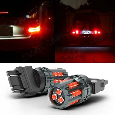 Para Chevrolet C1500 3157 1988-1998 Rojo LED Retroceso Bombillas de 2 EE. UU. Foto 1 de 4