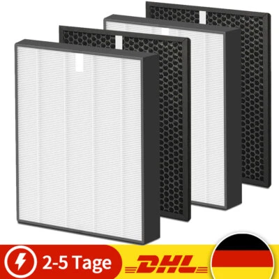 MARKENLOS 2x 4x Ersatzfilter HEPA für Philips AC3256/10, AC3259/10, AC4550/10 Luftreiniger