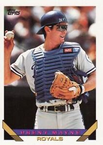 #294 Brent Mayne - Kansas City Royals - 1993 Topps Baseball