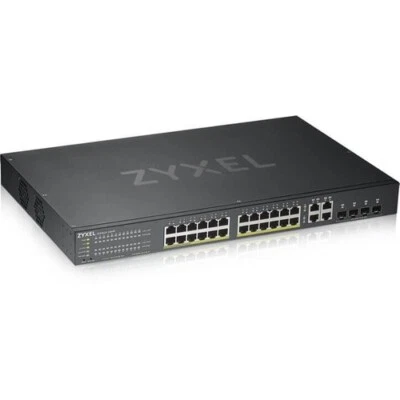 ZYXEL GS1920-24HPv2 24-Port Gigabit Smart Nebula Cloud Managed PoE Switch | 24 P - Image 1 of 4