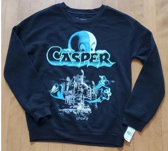 Sudadera híbrida para mujer Casper Ghost Haunted House talla XS pequeña Halloween nueva con etiquetas Foto 1 de 1
