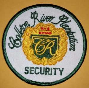 Colletom River Plantation Security Embroidered Uniform Patch - Picture 1 of 2