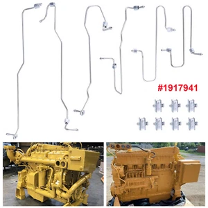 6PCS For CAT Caterpillar 3406 1917941 1917942 1917943 Fuel Injection Line Kit - Picture 1 of 15