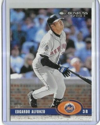 2003 Donruss #338 Edgardo Alfonzo New York Mets - Image 1 of 2