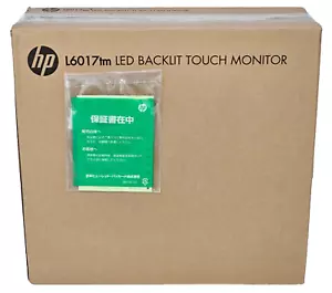 HP L6017tm 17" LED Retail BackLit Touch Monitor A1X77AA - Open Box - Picture 1 of 3