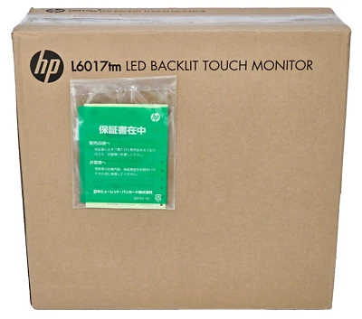 HP L6017tm 17" LED Retail BackLit Touch Monitor A1X77AA - Open Box - Image 1 of 3