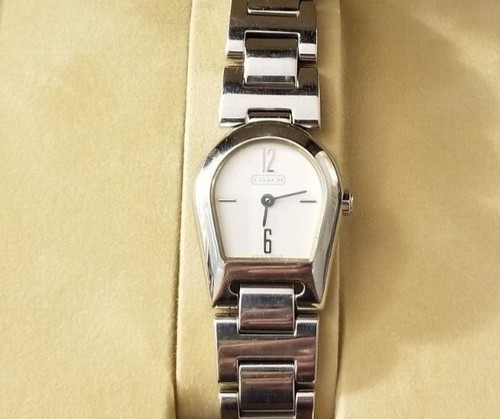 Orologio Coach donna acciaio inox quadrante ferro di cavallo