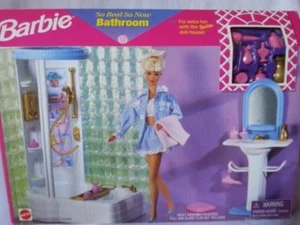 BARBIE SO REAL SO NOW BATHROOM PLAYSET 1998 - Picture 1 of 1