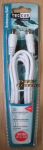 Teccus by Vivanco Empfängeranschlusskabel SAT Kabel 1,5m F-St. zu Koax* so43 - Bild 1 von 2