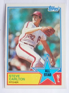 Steve Carlton 1983 Topps #406 Baseball Card (Philadelphia Phillies) VG